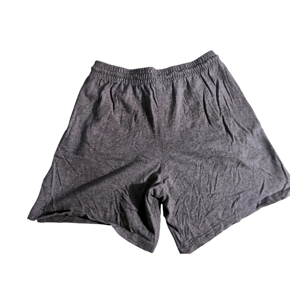 Nike Mens Heather Grey Jersey Athletic Shorts Elastic Waist Drawstring Size M